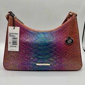 NWT Brahmin Esme Multi Stellaris Iridescent Leather Shoulder Bag